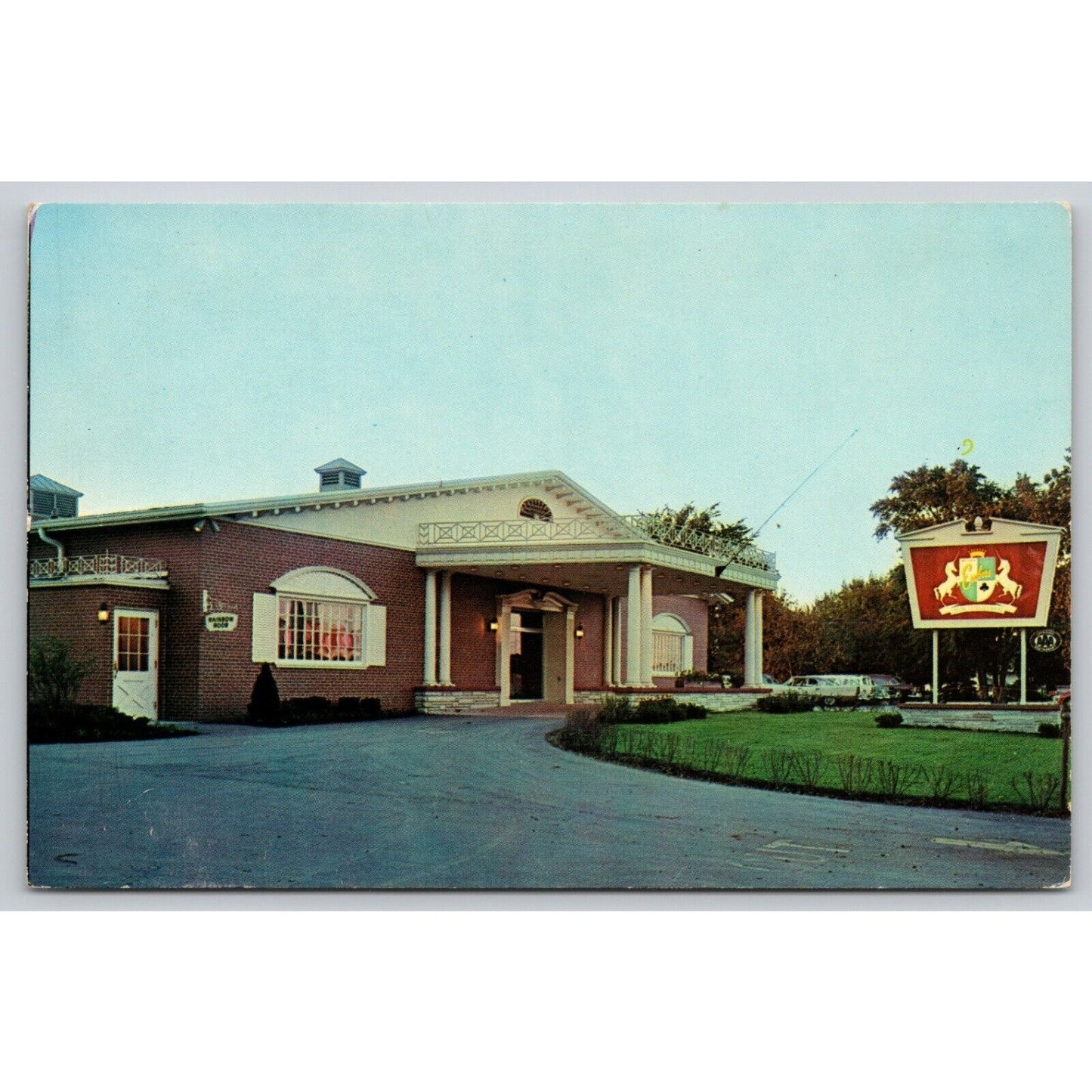 Postcard WI Madison Welch's Embers Restaurant UNP B3