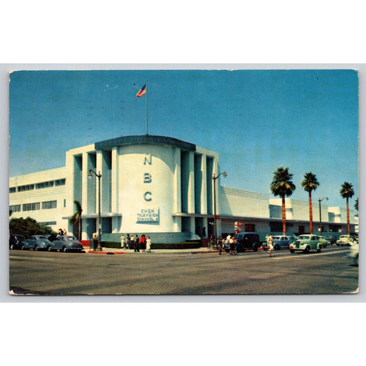 Postcard CA Hollywood National Broadcasting Company NBC Studios B5