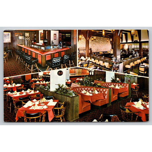 Postcard WY Cheyenne Multi View Cheyenne Plains Hotel Dining Room B10