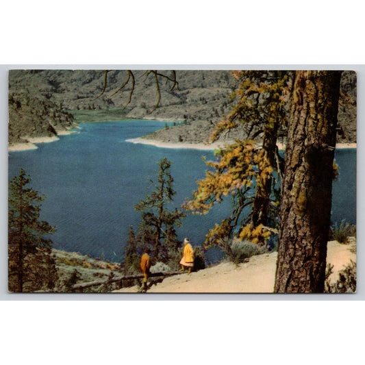 Postcard WA Omak Lake Union Oil Company