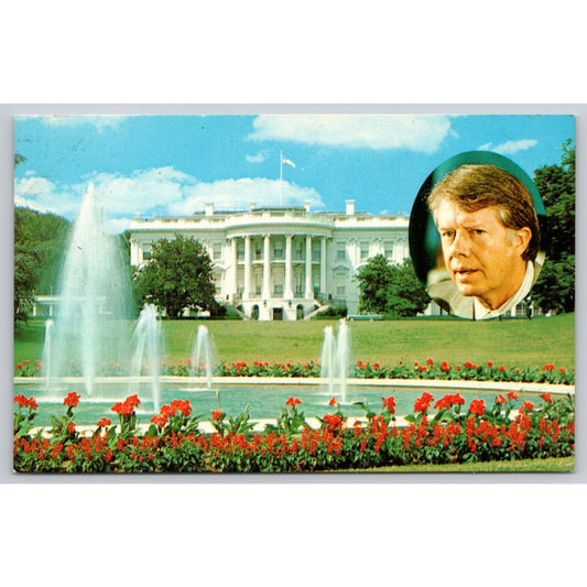 Postcard Washington D.C The White House South Front Jimmy Carter