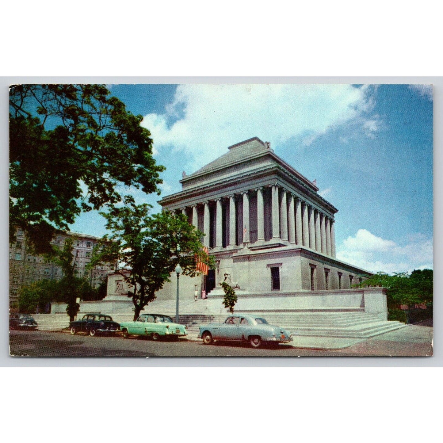 Postcard Washington D.C. The House Of The Temple Classic Cars A6