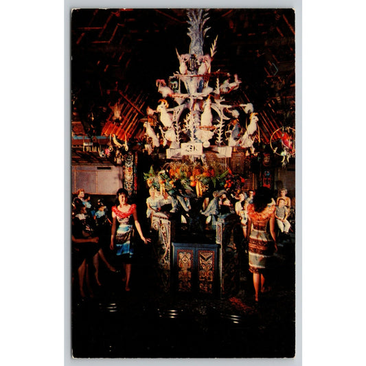 Postcard CA Anaheim Disneyland Enchanted Tiki Room UNP A26