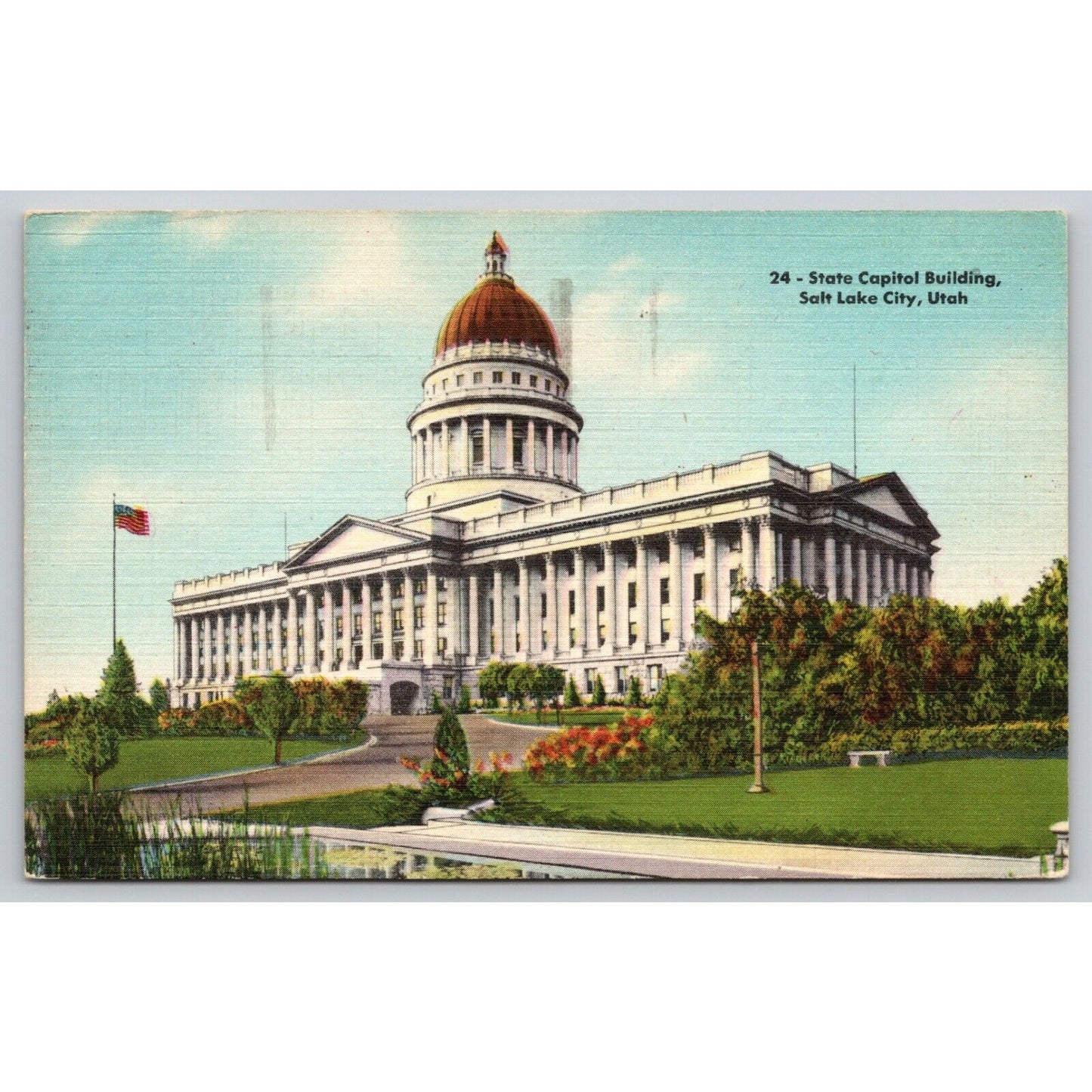 Postcard UT Salt Lake City State Capitol Building 13731