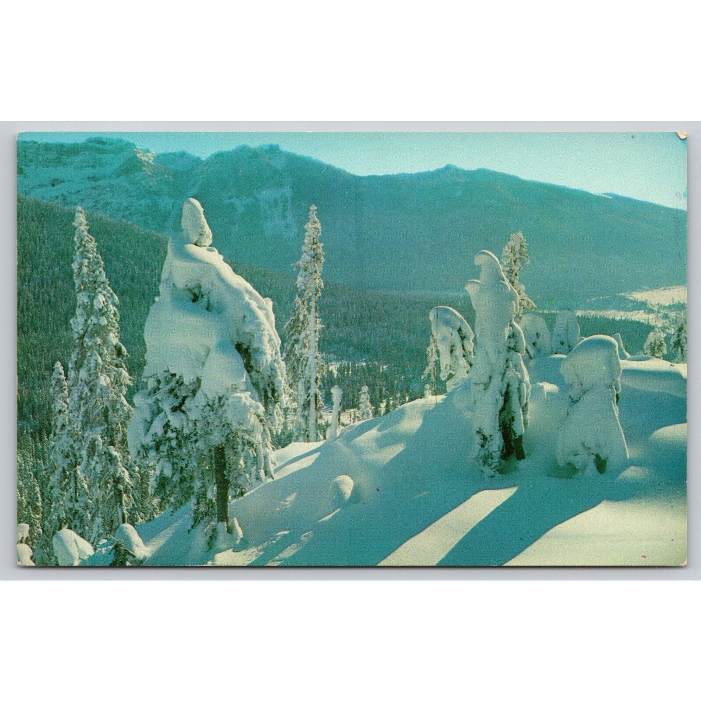 Postcard WA Chairlift Mountain At Snoqualmie Summit Ski Area UNP B16