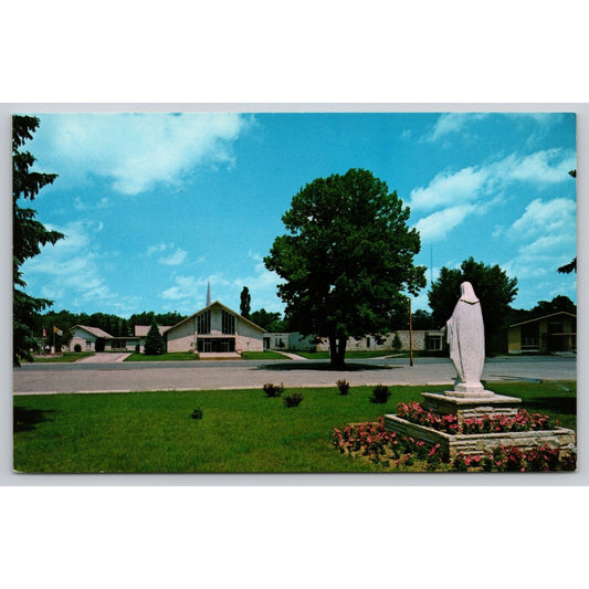 Postcard WI Crivitz Catholic Church