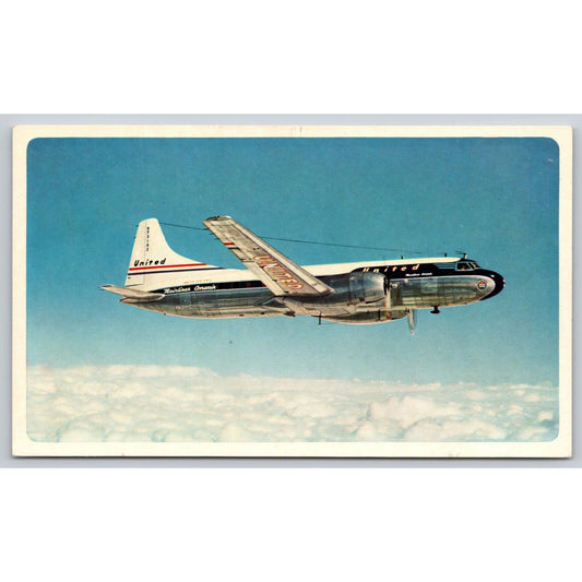 Postcard United Air Lines Mainliner Convairs UNP B29