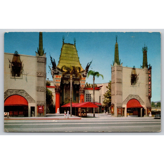 Postcard CA Hollywood Grauman's Chinese Theatre 14309