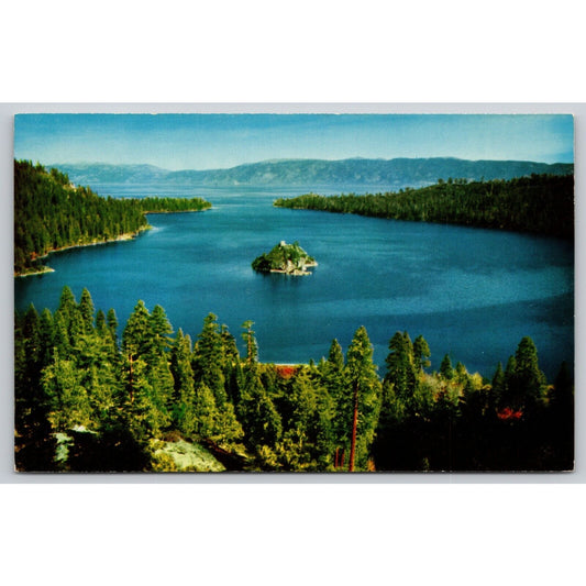 Postcard CA Lake Tahoe Emerald Bay On South Shore