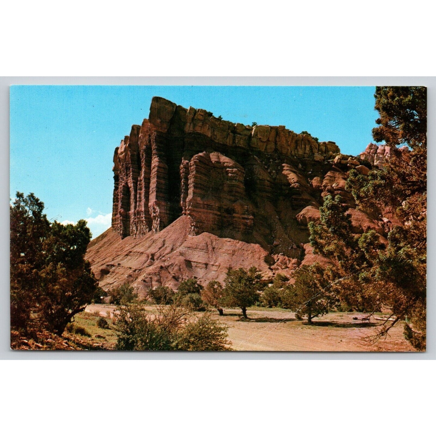 Postcard UT Utah Capitol Reef National Park Egyptian Temple UNP A19