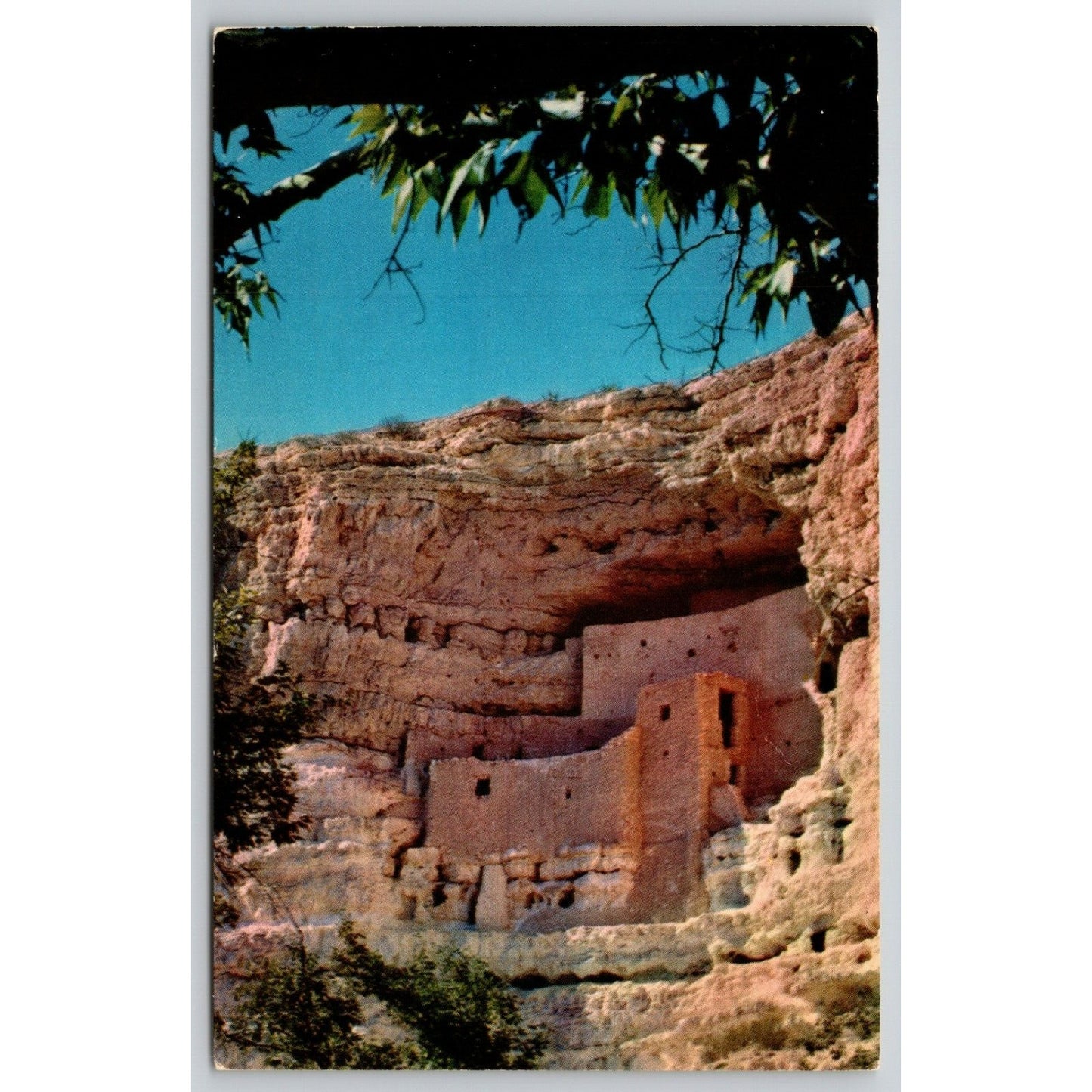 Postcard AZ Verde Valley Cliff Dwellings