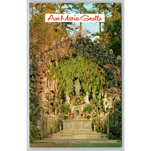 Postcard AL Cullman The Ave Maria Grotto