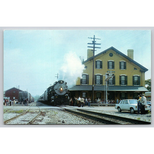 Postcard AL Huntsville Passenger Depot Annual Excursion Train UNP B26