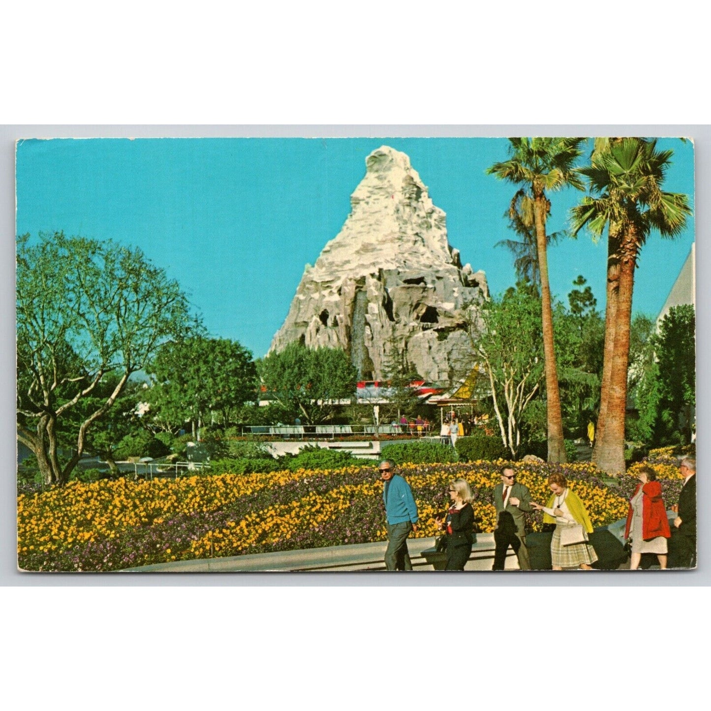 Postcard CA Anaheim Matterhorn Mountain Disneyland UNP A26