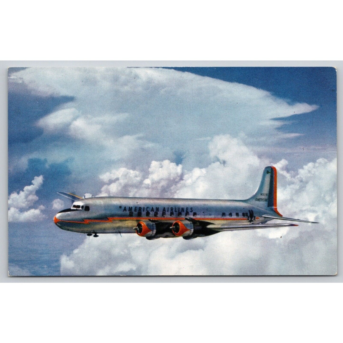 Postcard American Airlines DC-6 Flagship