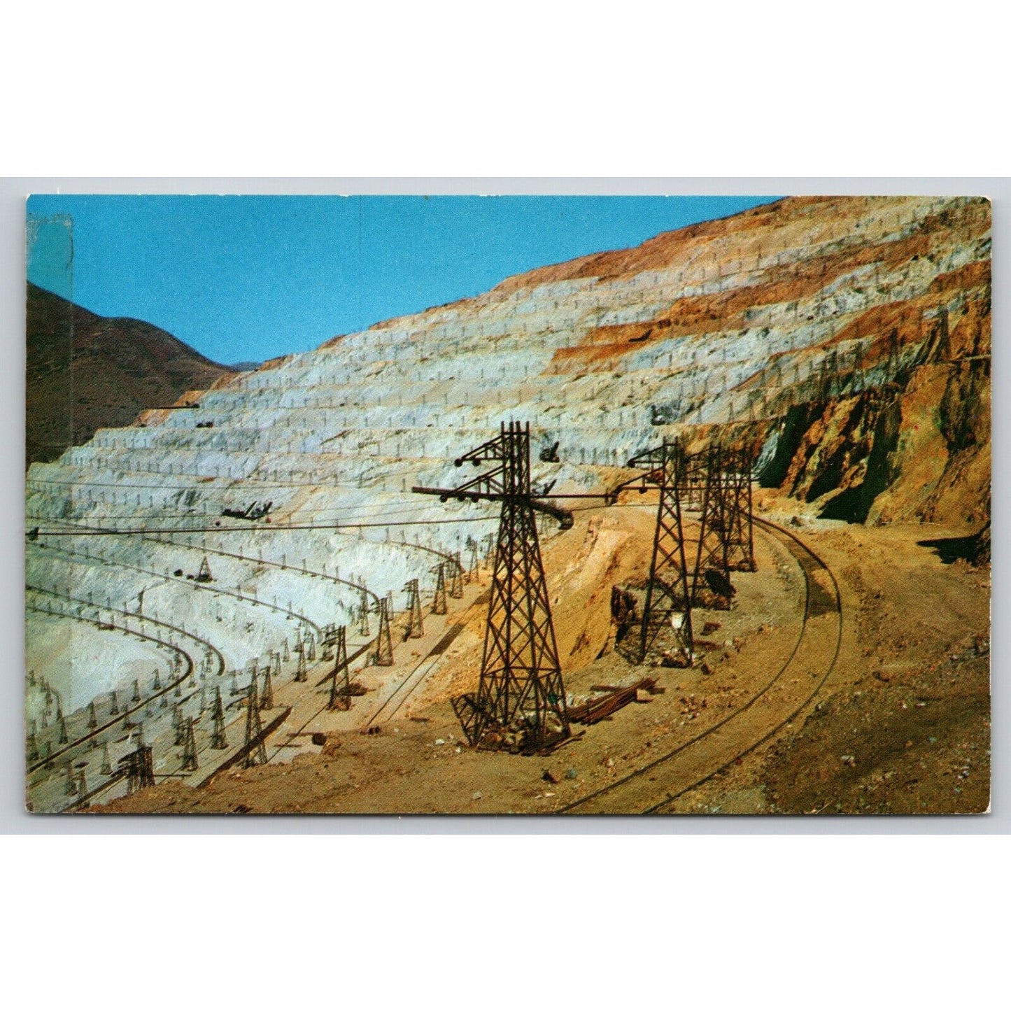 Postcard UT Utah Bingham Copper Mine Chrome UNP A19