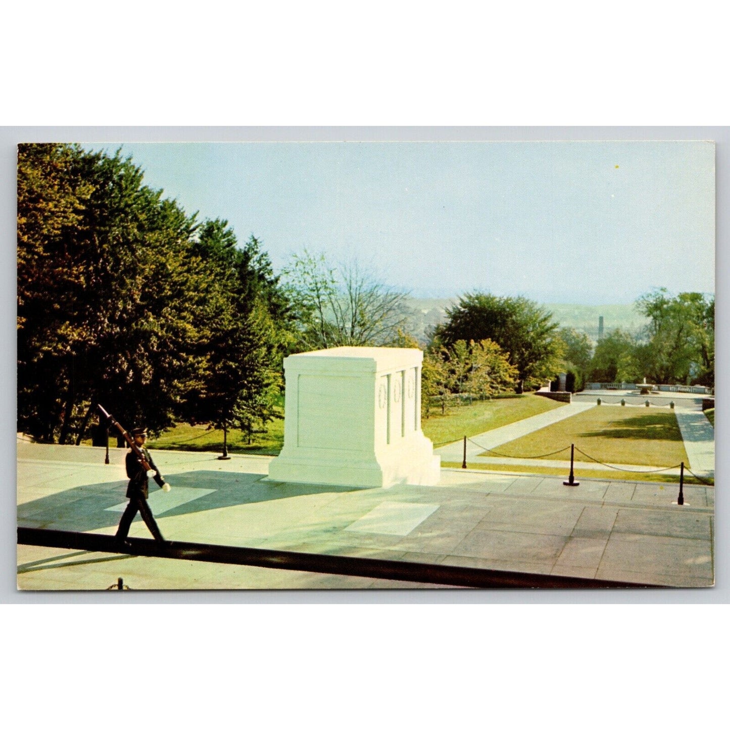 Postcard VA Arlington Tomb Of The Unknowns 1st Battle Group 3rd Infantry