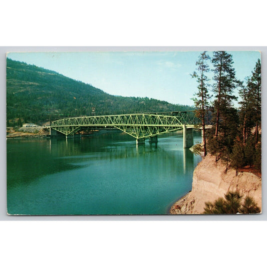 Postcard WA Kettle Falls Bridge UNP A34