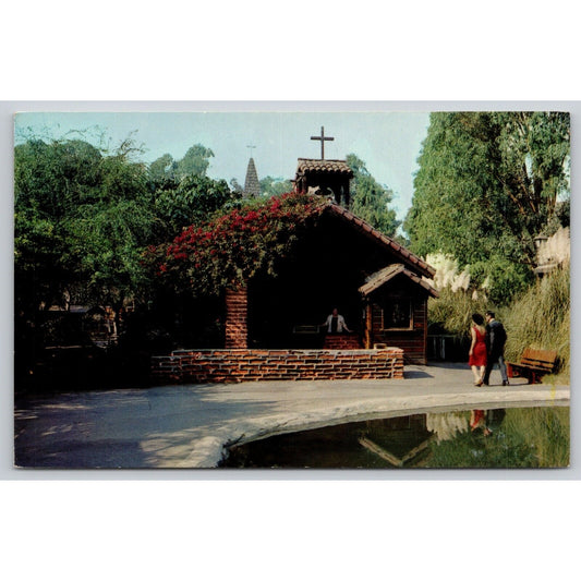 Postcard CA Buena Park Knotts Berry Farm The Little Chapel By The Lake A26