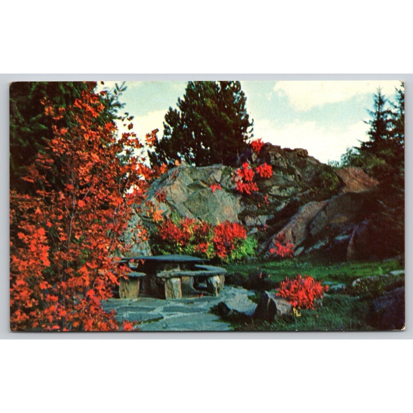 Postcard WA Wenatchee Ohme Gardens UNP B30