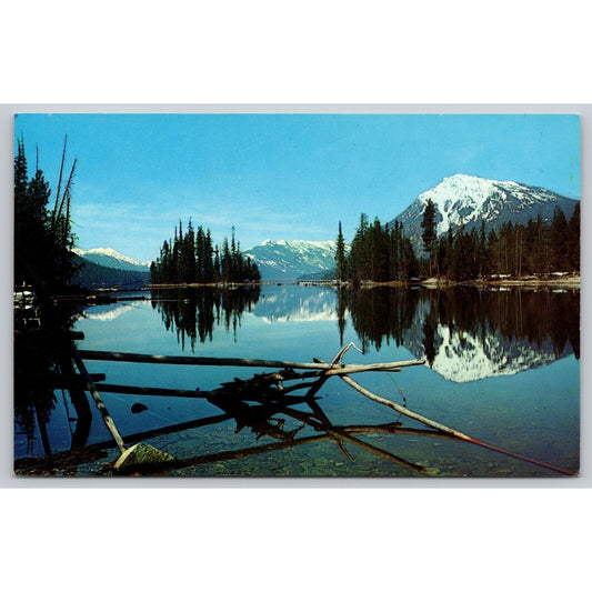 Postcard WA Early Spring View Of Lake Wenatchee UNP C6