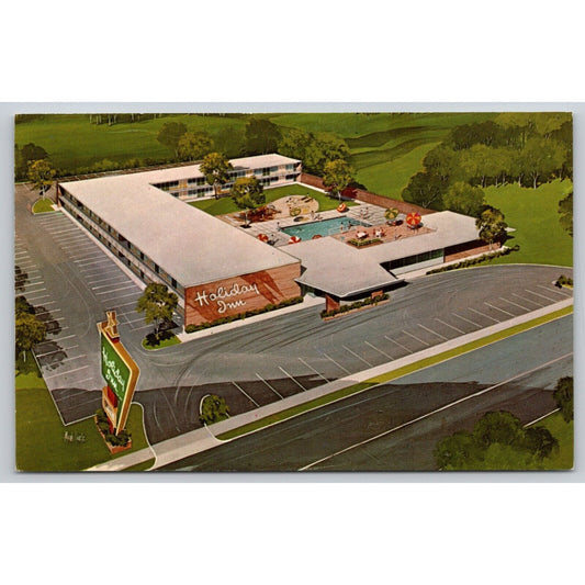 Postcard AR Blytheville Holiday Inn UNP A37