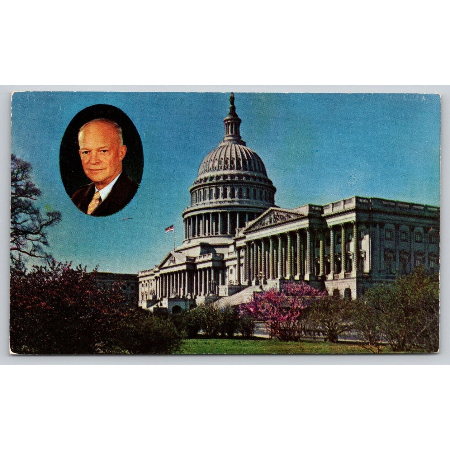 Postcard Washington D.C. United States Capitol With Jimmy Carter UNP B34