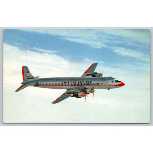 Postcard American Airlines The Mercury DC-7 Airliners