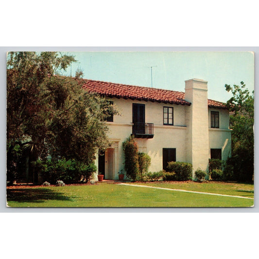 Postcard CA Beverly Hills Home Of Groucho Marx UNP B5