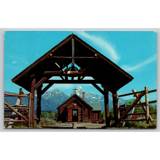 Postcard WY Jackson Hole The Church Of Transfiguration