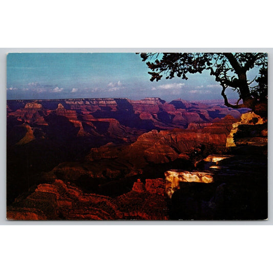 Postcard AZ Arizona Sunset At Grand Canyon UNP B4