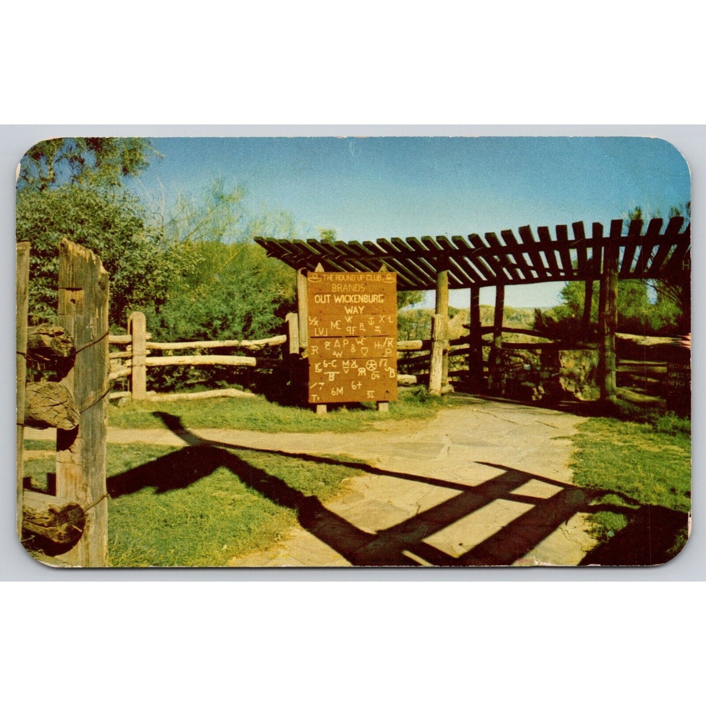 Postcard AZ Wickenburg Hassayampa Well