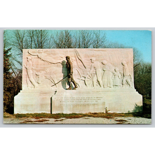 Abraham Lincoln Monument Postcard By E.C. Kropp Co. Indiana Unused