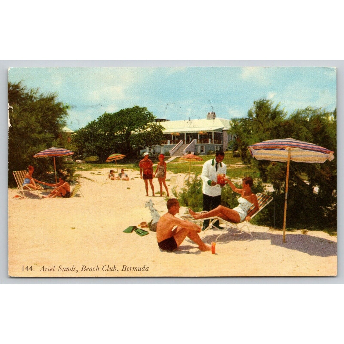 Postcard Bermuda Ariel Sands Beach Club