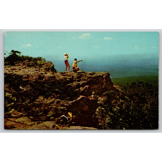 Postcard AR Paris Lover's Leap Mount Magazine Ozark National Forest