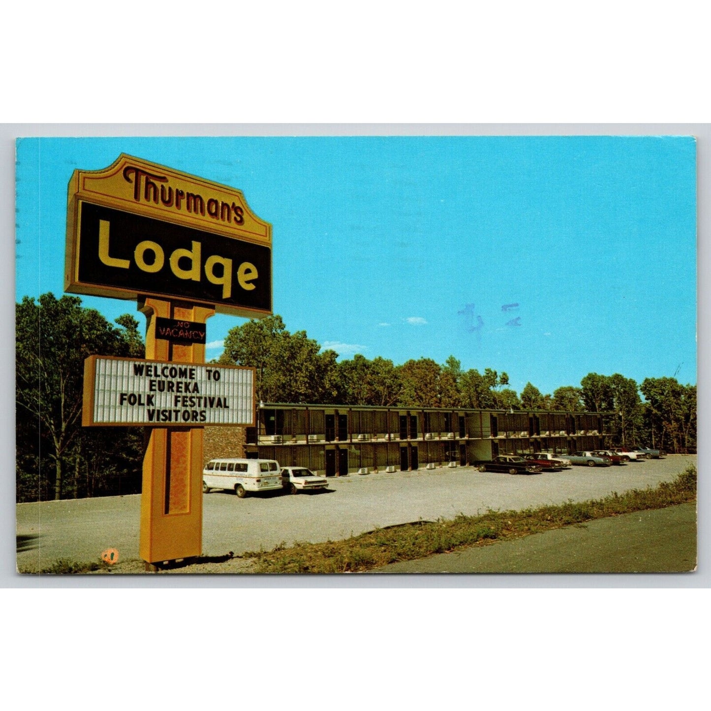 Postcard AR Eureka Springs Thurman's Lodge