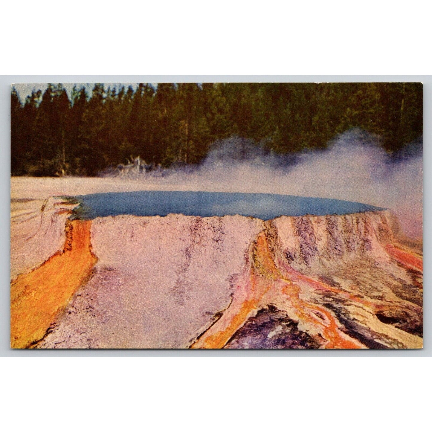 Postcard WY Yellowstone National Park Punch Bowl 12131