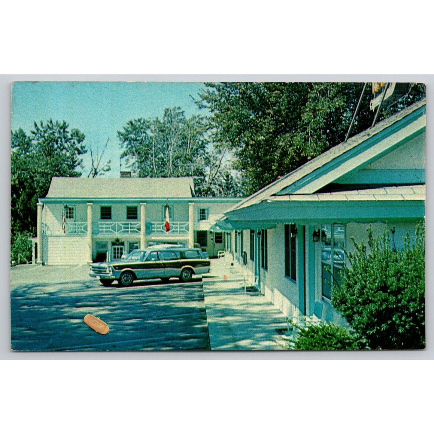 Postcard VT Burlington Bel-Aire Motel