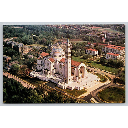 Postcard Washington D.C. Aerial View Of The National Shrine Of The Immaculate