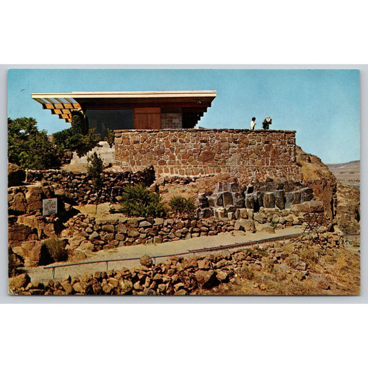 Postcard WA Ginkgo Petrified Forest Museum Building