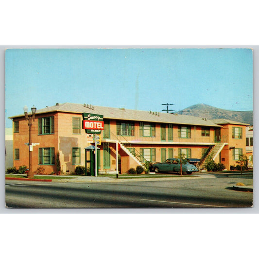 Postcard CA Glendale Savoy Motel And Apartments