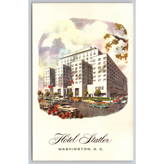 Postcard Washington D.C. Hotel Statler