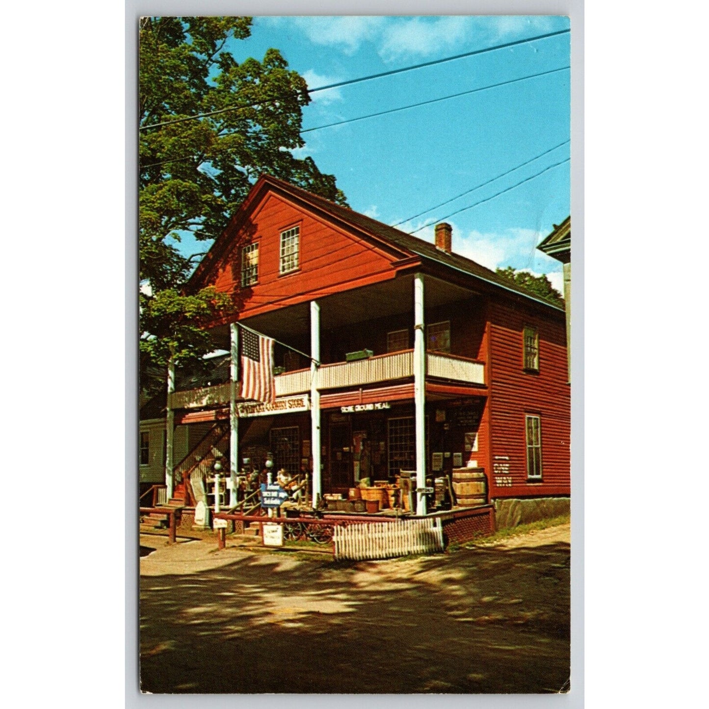 Postcard Vermont Weston Vermont Country Store