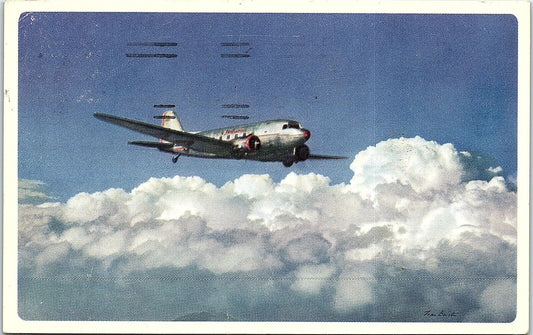 American Airlines Flagship Front Row Seat to Earth View Postcard